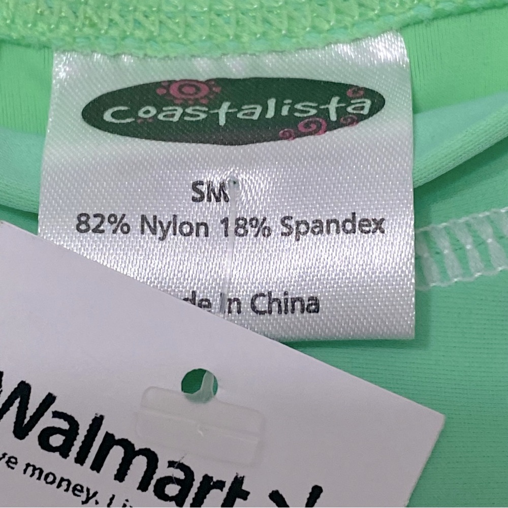 GIRLS RASHGUARD  GREEN - Picture 4 of 5